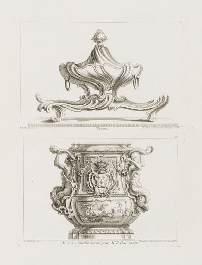 Terrine, plate 57 in Oeuvre de Juste-Aurele Meissonnier by Juste Aurèle Meissonnier